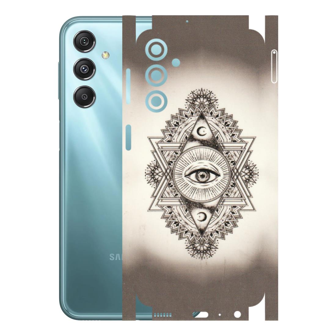 Samsung M/F/Note/Flip and C Phone Skins (All Models) - Illuminati Great Eye - Transparent Finish (T-14) Samsung Galaxy M34 (5G)