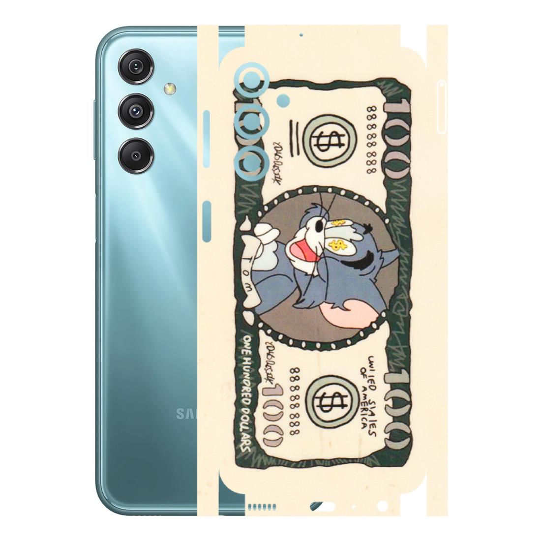 Samsung M/F/Note/Flip and C Phone Skins (All Models) - One Hundred Dollar Tom - Transparent Finish (T-16) Samsung Galaxy M34 (5G)