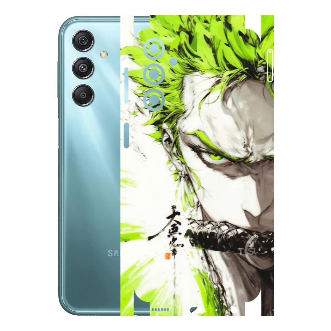 Samsung M/F/Note/Flip and C Phone Skins (All Models) - Roro Taku Anime - Transparent Finish (T-18) Samsung Galaxy M34 (5G)
