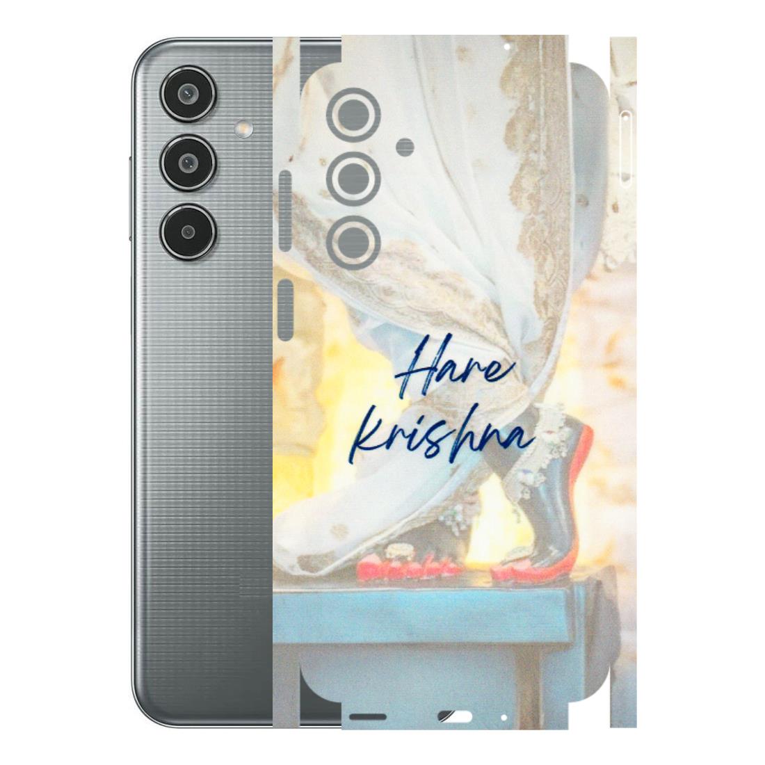 Samsung M/F/Note/Flip and C Phone Skins (All Models) - Hare Krishna - 3D Embossed Finish (L-03) Samsung Galaxy M35 (5G)