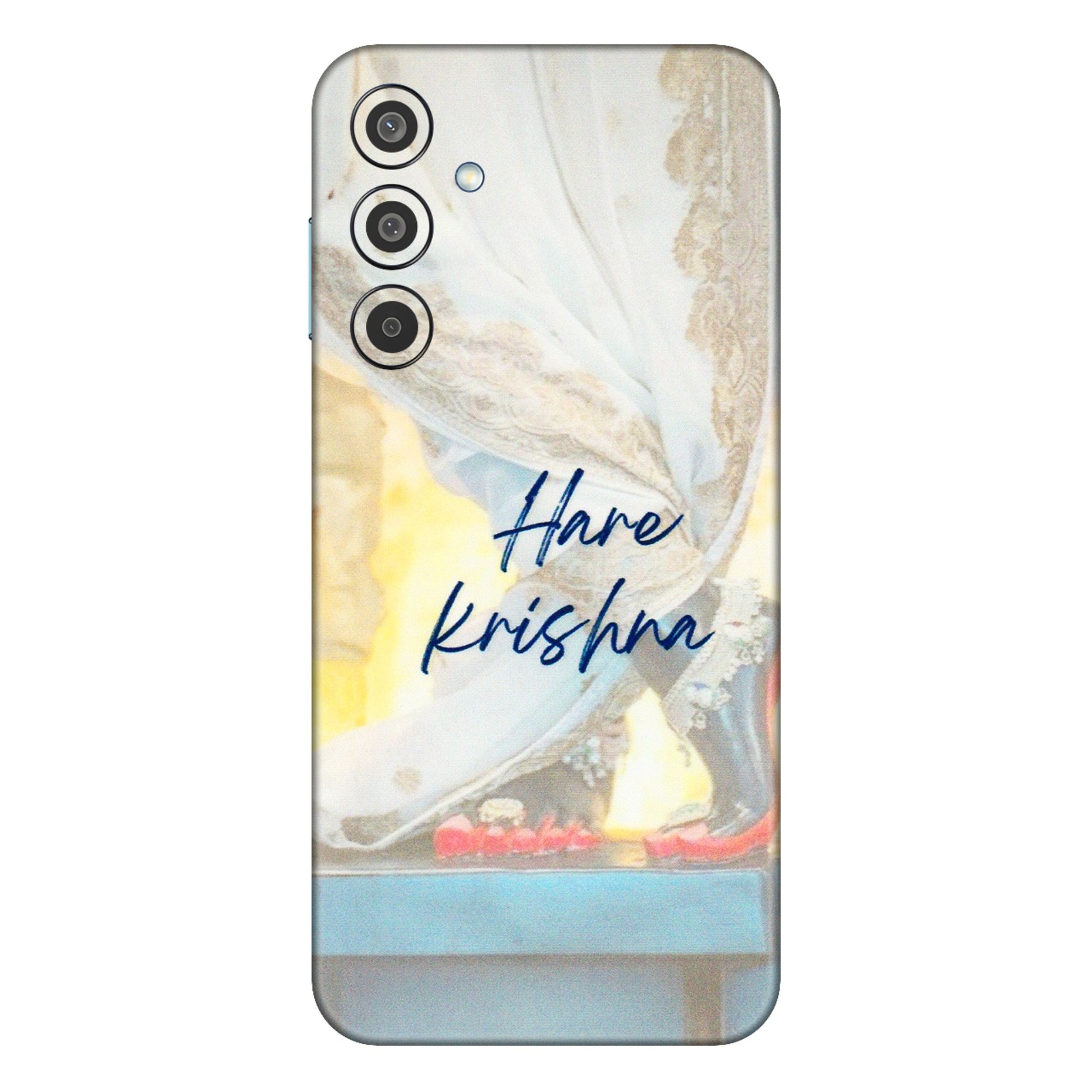 Samsung M/F/Note/Flip and C Phone Skins (All Models) - Hare Krishna - 3D Embossed Finish (L-03) Samsung Galaxy M35 (5G)