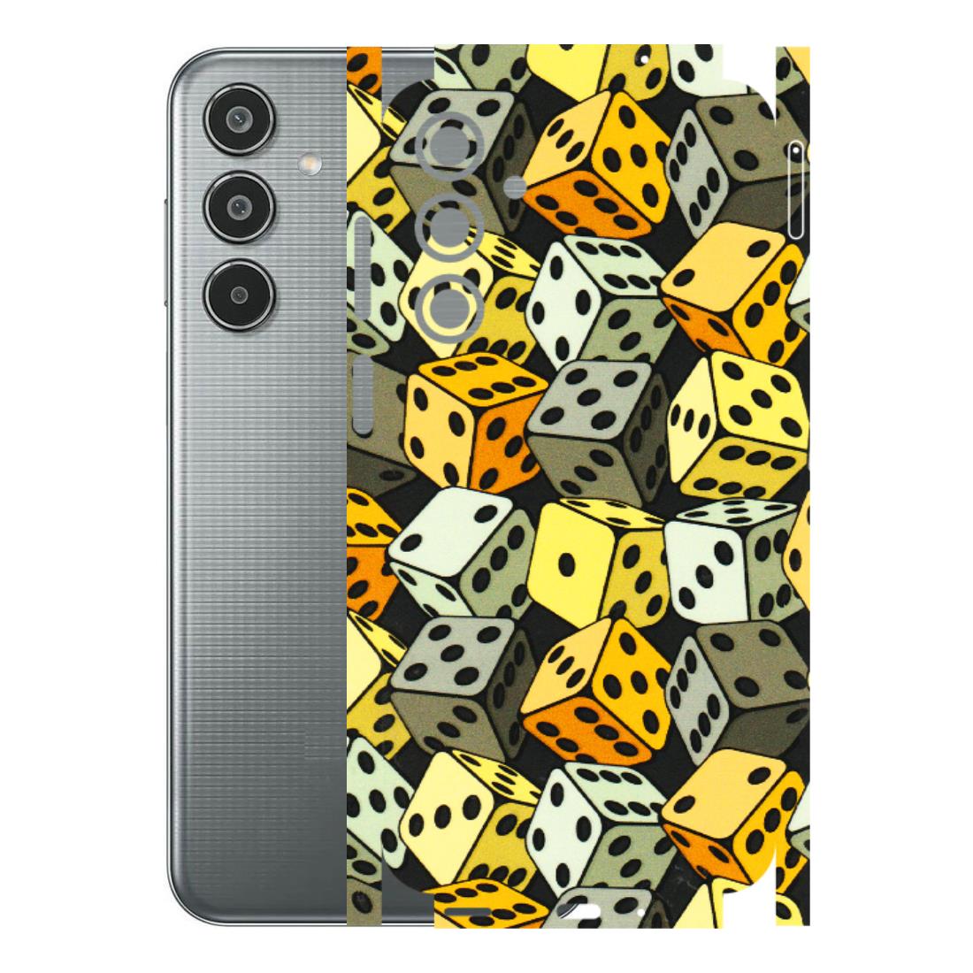 Samsung M/F/Note/Flip and C Phone Skins (All Models) - Dices Of Life - 3D Embossed Finish (L-04) Samsung Galaxy M35 (5G)