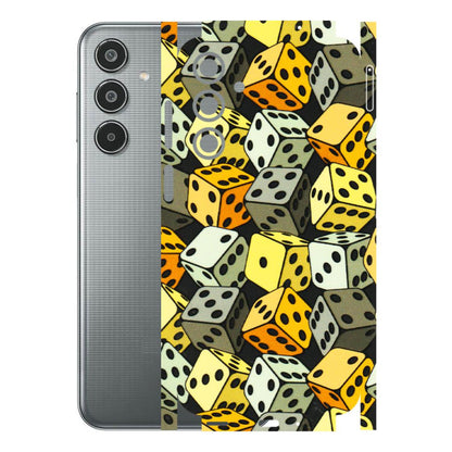Samsung M/F/Note/Flip and C Phone Skins (All Models) - Dices Of Life - 3D Embossed Finish (L-04) Samsung Galaxy M35 (5G)