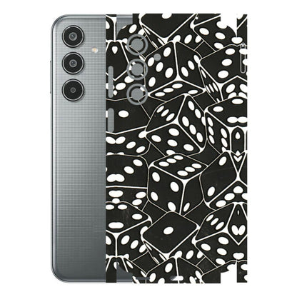 Samsung M/F/Note/Flip and C Phone Skins (All Models) - Big Black Dices - 3D Embossed Finish (L-106) Samsung Galaxy M35 (5G)