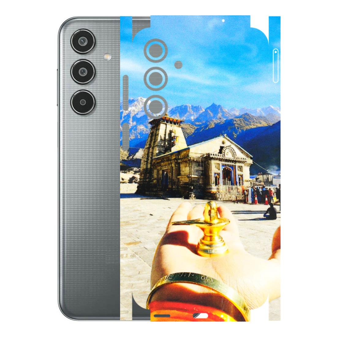 Samsung M/F/Note/Flip and C Phone Skins (All Models) - Beauty of Kedarnath - 3D Embossed Finish (L-108) Samsung Galaxy M35 (5G)