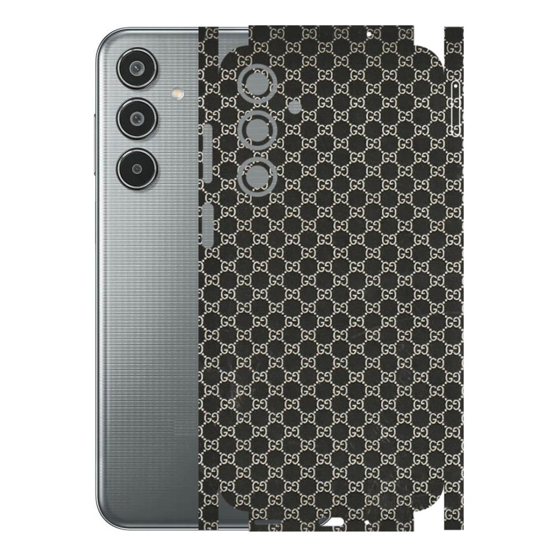 Samsung M/F/Note/Flip and C Phone Skins (All Models) - Black G Print - 3D Embossed Finish (L-109) Samsung Galaxy M35 (5G)