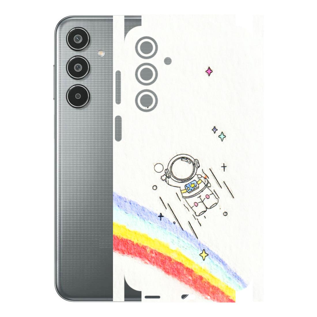 Samsung M/F/Note/Flip and C Phone Skins (All Models) - Milkyway Astronaut - 3D Embossed Finish (L-110) Samsung Galaxy M35 (5G)