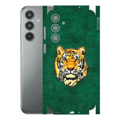 Samsung M/F/Note/Flip and C Phone Skins (All Models) - Leather Feel Tiger - 3D Embossed Finish (L-111) Samsung Galaxy M35 (5G)