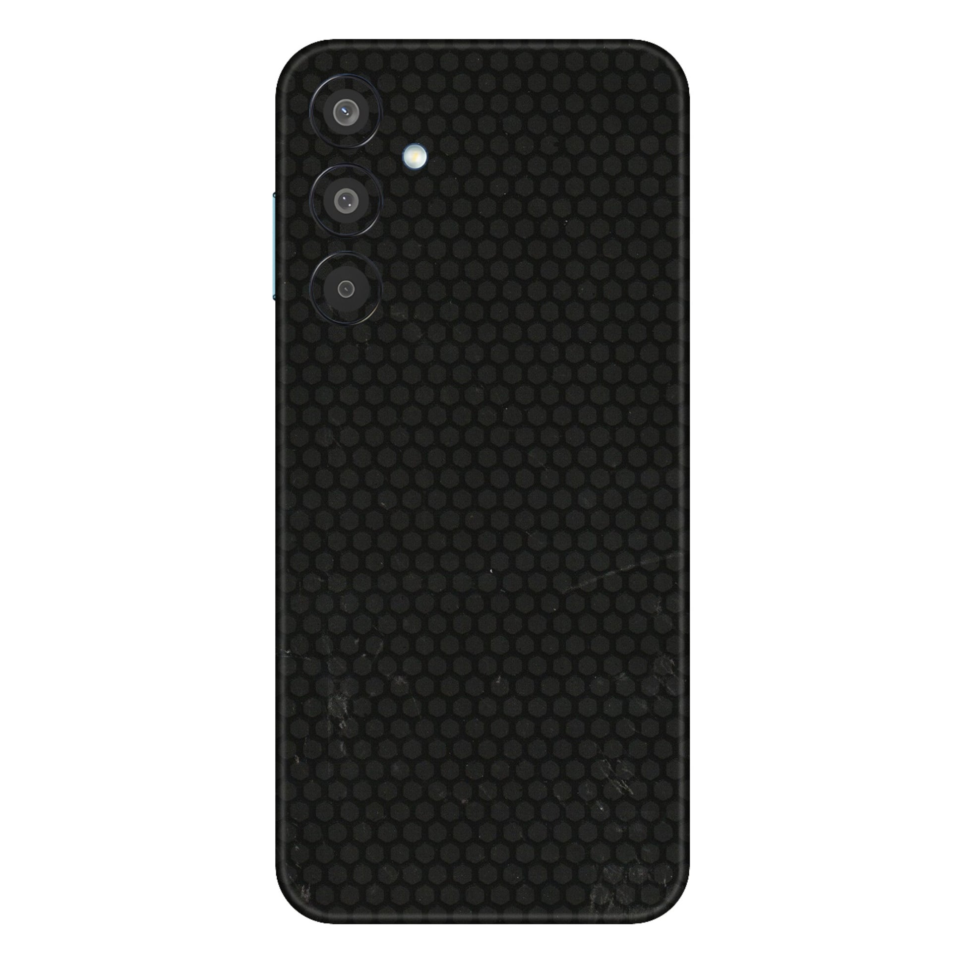 Samsung M/F/Note/Flip and C Phone Skins (All Models) - Black honeycomb - 3D Embossed Finish (L-114) Samsung Galaxy M35 (5G)