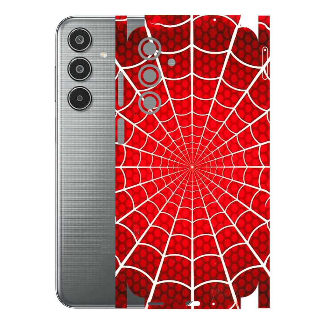 Samsung M/F/Note/Flip and C Phone Skins (All Models) - Classic Spidey Web - 3D Embossed Finish (L-115) Samsung Galaxy M35 (5G)