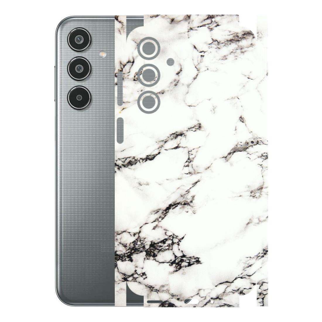 Samsung M/F/Note/Flip and C Phone Skins (All Models) - Black and White Marble Texture - 3D Embossed Finish (L-124) Samsung Galaxy M35 (5G)