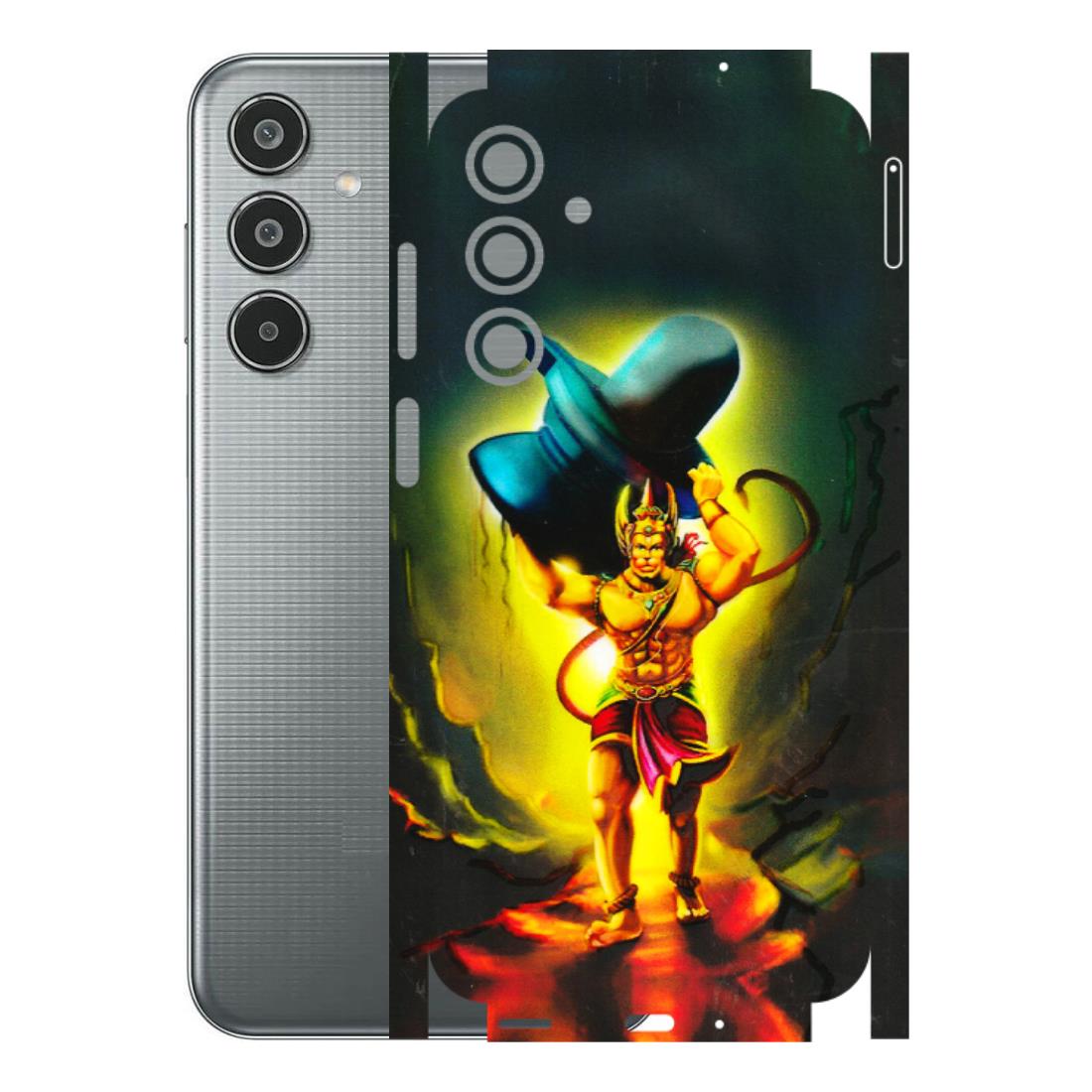 Samsung M/F/Note/Flip and C Phone Skins (All Models) - Hanuman Ji - 3D Embossed Finish (L-128) Samsung Galaxy M35 (5G)
