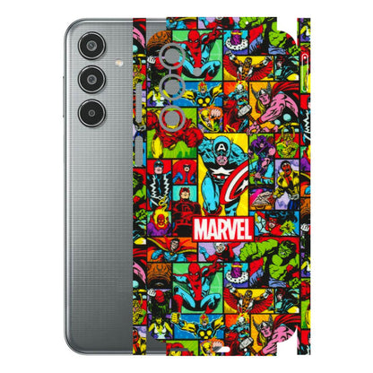 Samsung M/F/Note/Flip and C Phone Skins (All Models) - MARVELOUS Comic Characters - 3D Embossed Finish (L-129) Samsung Galaxy M35 (5G)