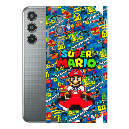 Samsung M/F/Note/Flip and C Phone Skins (All Models) - Super Mario Kart - 3D Embossed Finish (L-140) Samsung Galaxy M35 (5G)