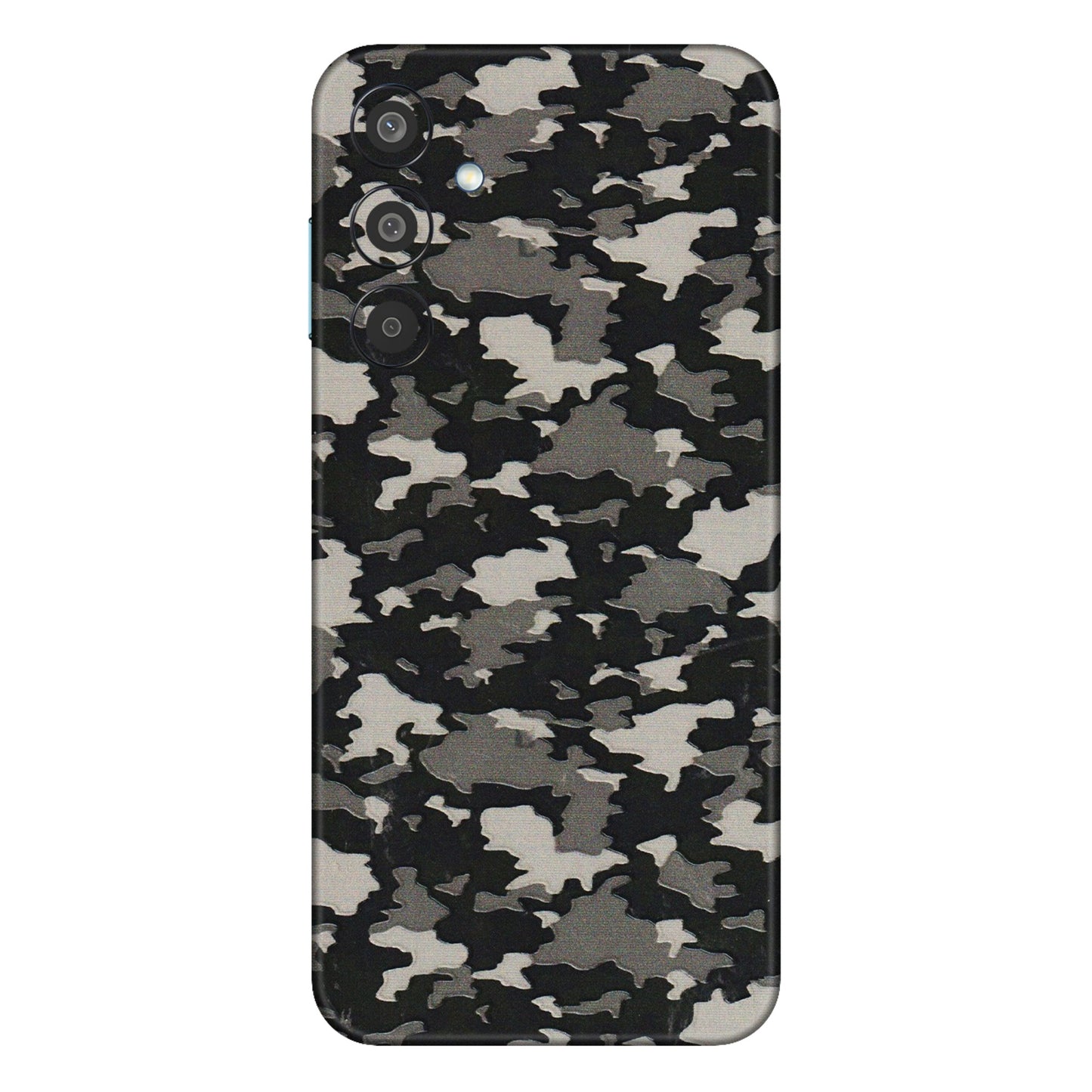 Samsung M/F/Note/Flip and C Phone Skins (All Models) - Black/Grey Camoflaunge - 3D Embossed Finish (L-142) Samsung Galaxy M35 (5G)