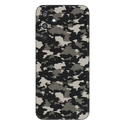 Samsung M/F/Note/Flip and C Phone Skins (All Models) - Black/Grey Camoflaunge - 3D Embossed Finish (L-142) Samsung Galaxy M35 (5G)