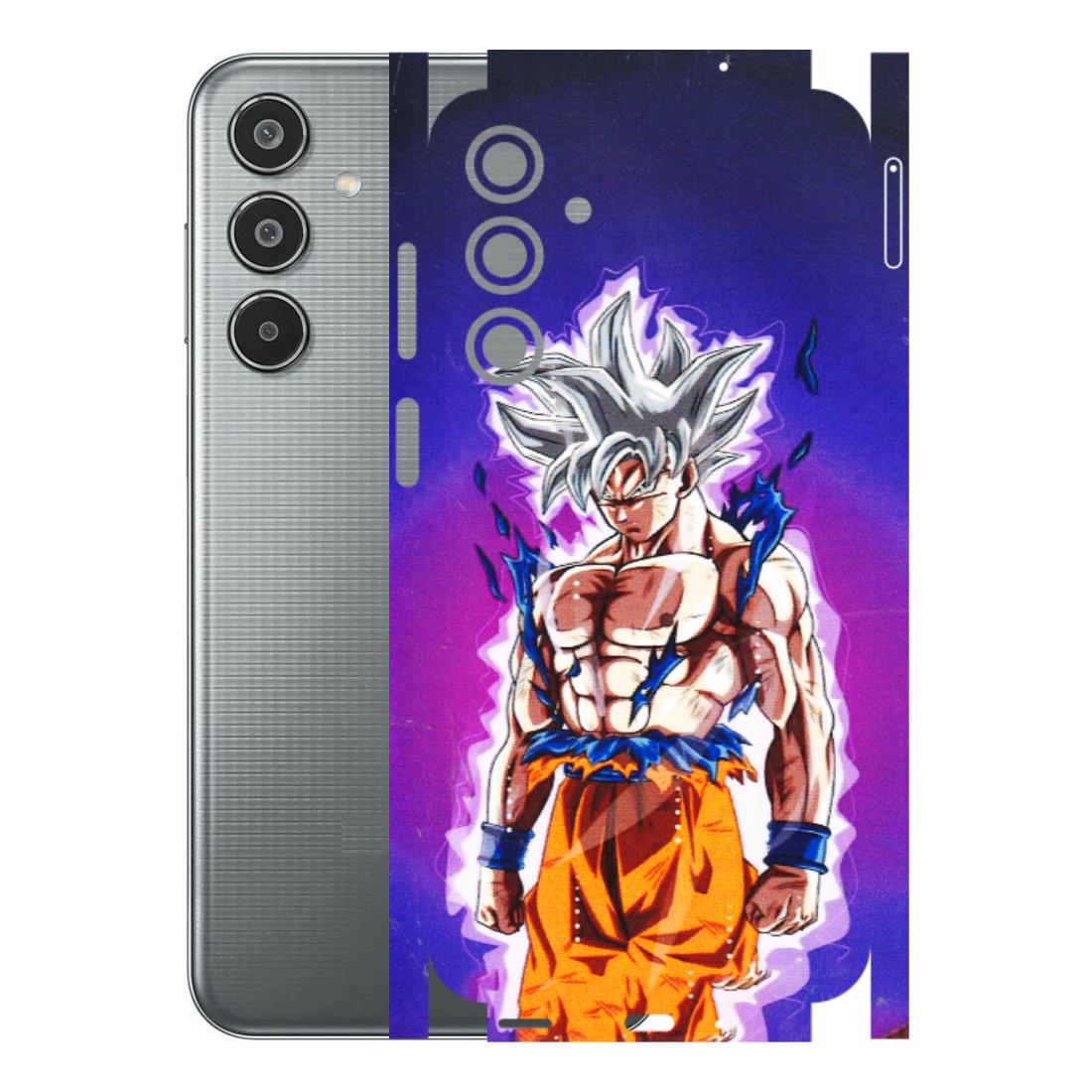 Samsung M/F/Note/Flip and C Phone Skins (All Models) - Goku Purple Anime - 3D Embossed Finish (L-147) Samsung Galaxy M35 (5G)