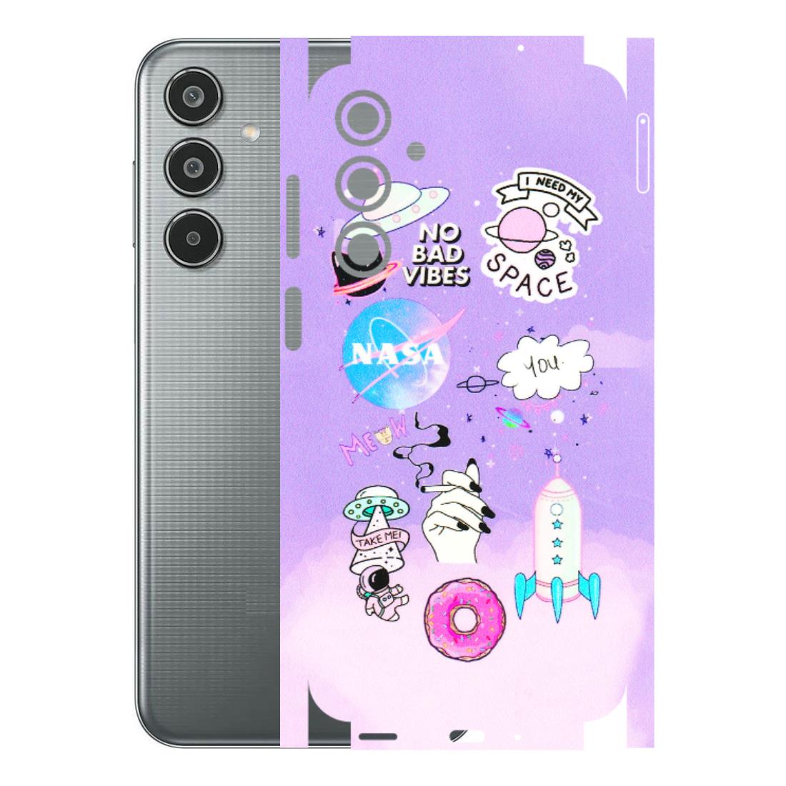 Samsung M/F/Note/Flip and C Phone Skins (All Models) - I Need My Nasa Skin - 3D Embossed Finish (L-149) Samsung Galaxy M35 (5G)