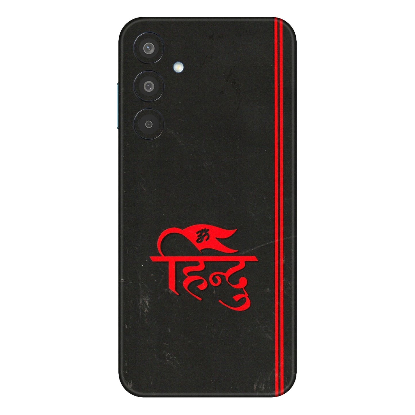 Samsung M/F/Note/Flip and C Phone Skins (All Models) - Hindu Black - 3D Embossed Finish (L-153) Samsung Galaxy M35 (5G)