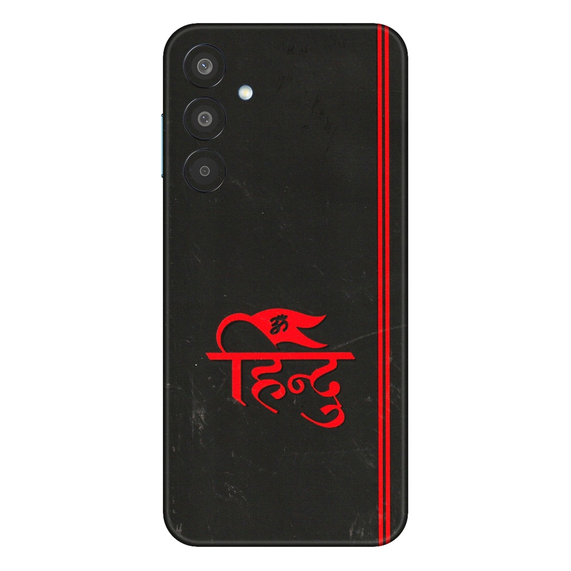 Samsung M/F/Note/Flip and C Phone Skins (All Models) - Hindu Black - 3D Embossed Finish (L-153) Samsung Galaxy M35 (5G)