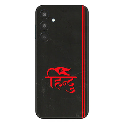 Samsung M/F/Note/Flip and C Phone Skins (All Models) - Hindu Black - 3D Embossed Finish (L-153) Samsung Galaxy M35 (5G)