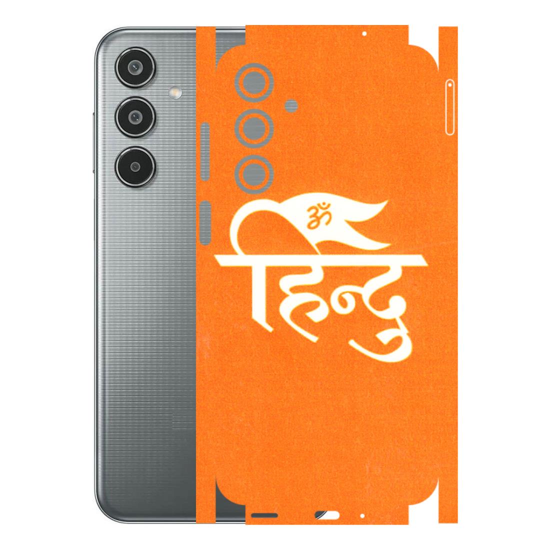 Samsung M/F/Note/Flip and C Phone Skins (All Models) - Hindu Kesari - 3D Embossed Finish (L-154) Samsung Galaxy M35 (5G)