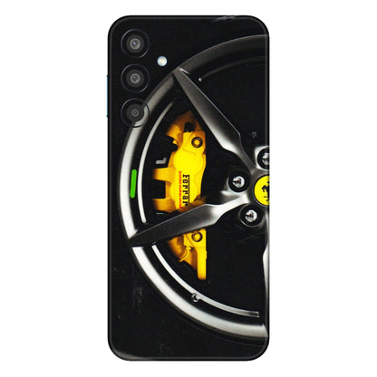 Samsung M/F/Note/Flip and C Phone Skins (All Models) - Ferrari Wheel Alloy - 3D Embossed Finish (L-173) Samsung Galaxy M35 (5G)