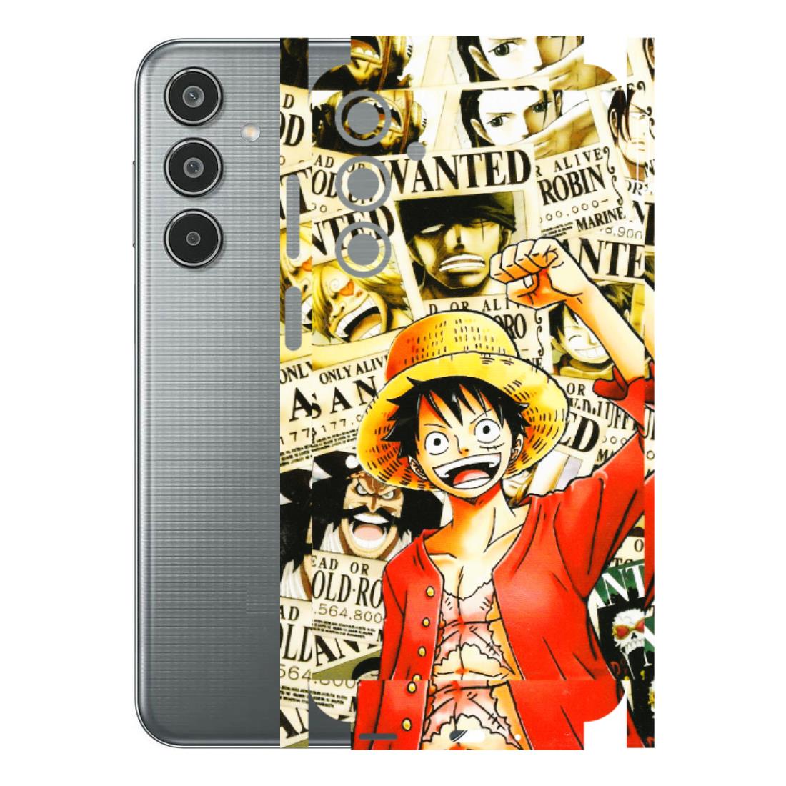 Samsung M/F/Note/Flip and C Phone Skins (All Models) - Luffy Anime - 3D Embossed Finish (L-177) Samsung Galaxy M35 (5G)