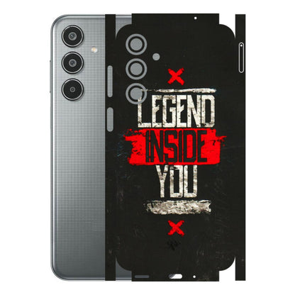 Samsung M/F/Note/Flip and C Phone Skins (All Models) - Legend Inside You - 3D Embossed Finish (L-186) Samsung Galaxy M35 (5G)