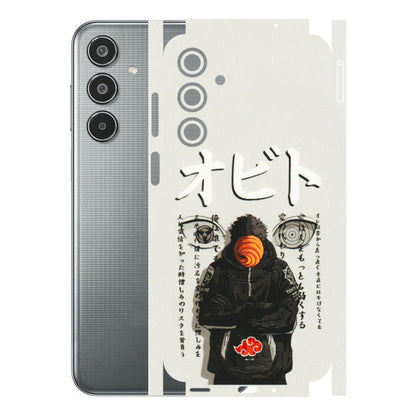 Samsung M/F/Note/Flip and C Phone Skins (All Models) - Obito Anime Eye - 3D Embossed Finish (L-19) Samsung Galaxy M35 (5G)