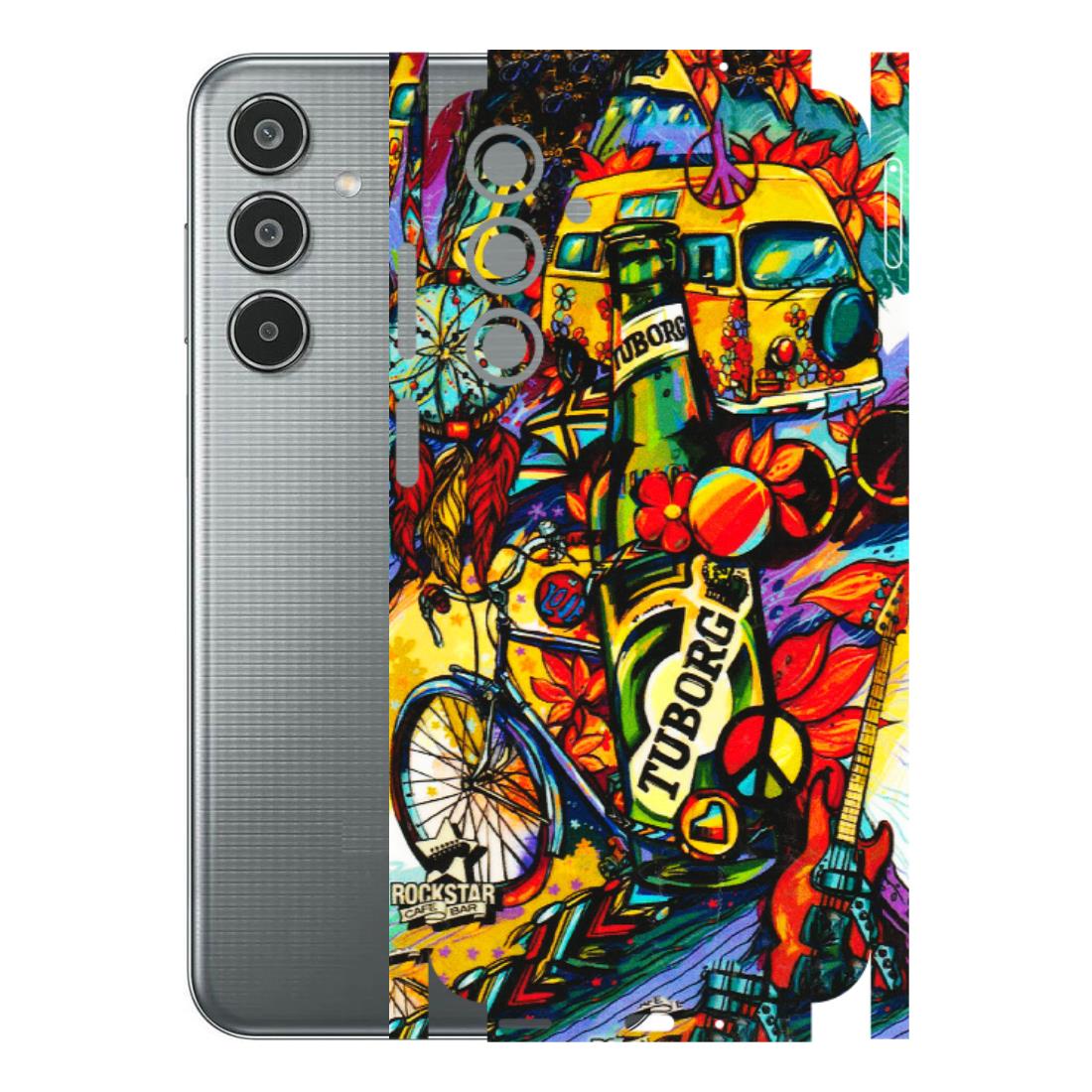 Samsung M/F/Note/Flip and C Phone Skins (All Models) - Cool Beer Bottle - 3D Embossed Finish (L-193) Samsung Galaxy M35 (5G)