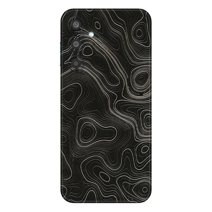 Samsung M/F/Note/Flip and C Phone Skins (All Models) - Black Swirl - 3D Embossed Finish (L-196) Samsung Galaxy M35 (5G)