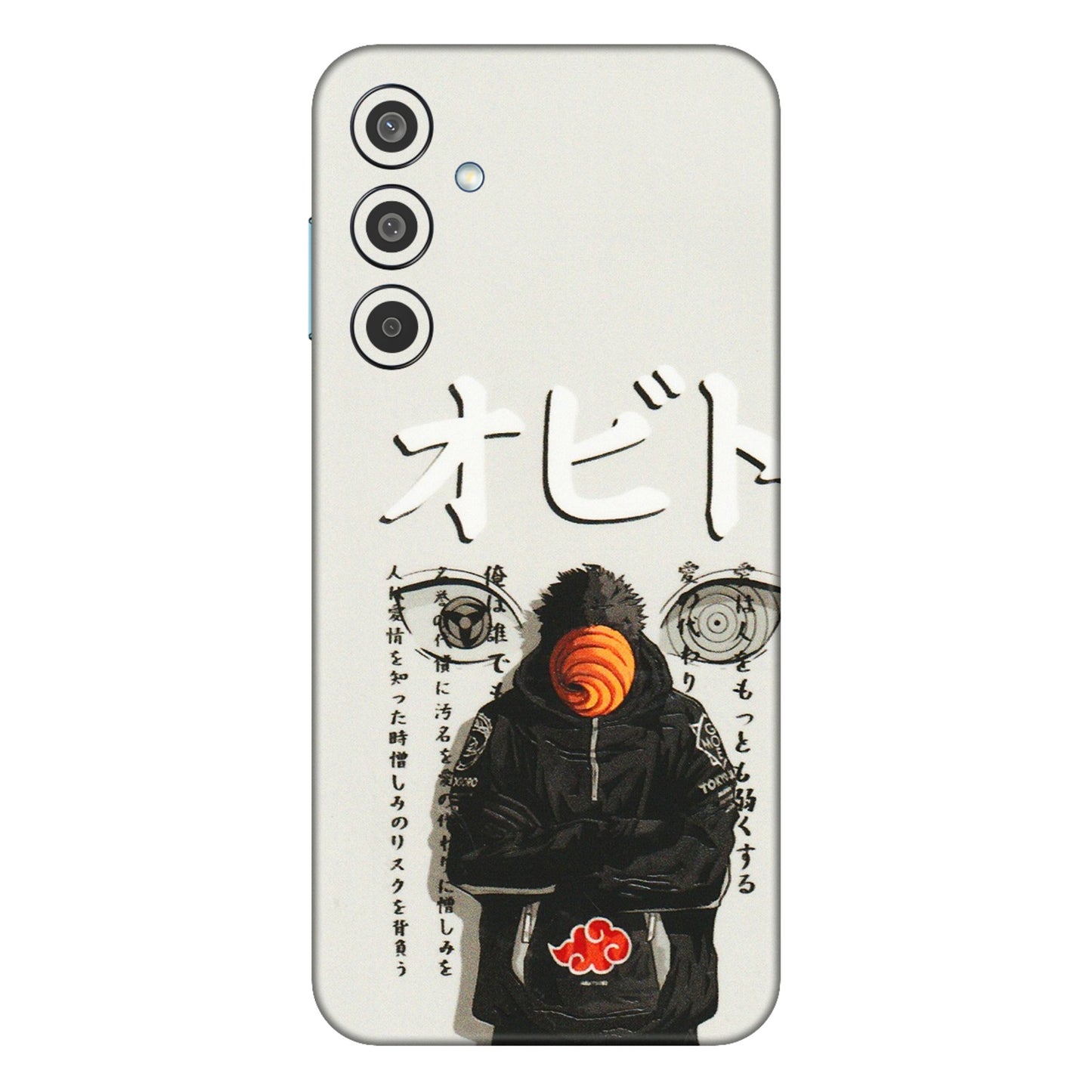 Samsung M/F/Note/Flip and C Phone Skins (All Models) - Obito Anime Eye - 3D Embossed Finish (L-19) Samsung Galaxy M35 (5G)