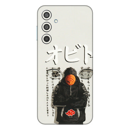 Samsung M/F/Note/Flip and C Phone Skins (All Models) - Obito Anime Eye - 3D Embossed Finish (L-19) Samsung Galaxy M35 (5G)