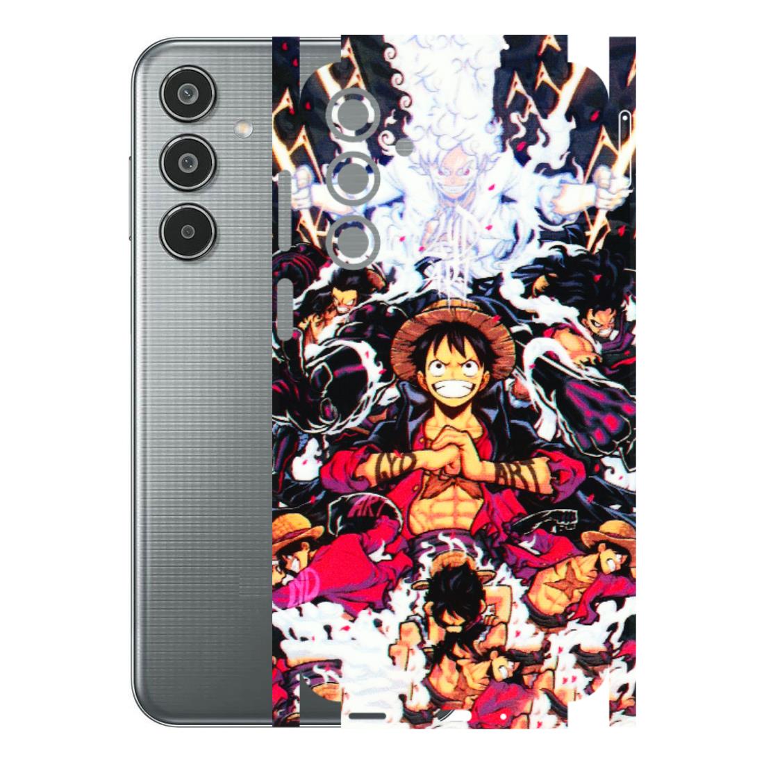 Samsung M/F/Note/Flip and C Phone Skins (All Models) - Luffy Anime Character - 3D Embossed Finish (L-203) Samsung Galaxy M35 (5G)