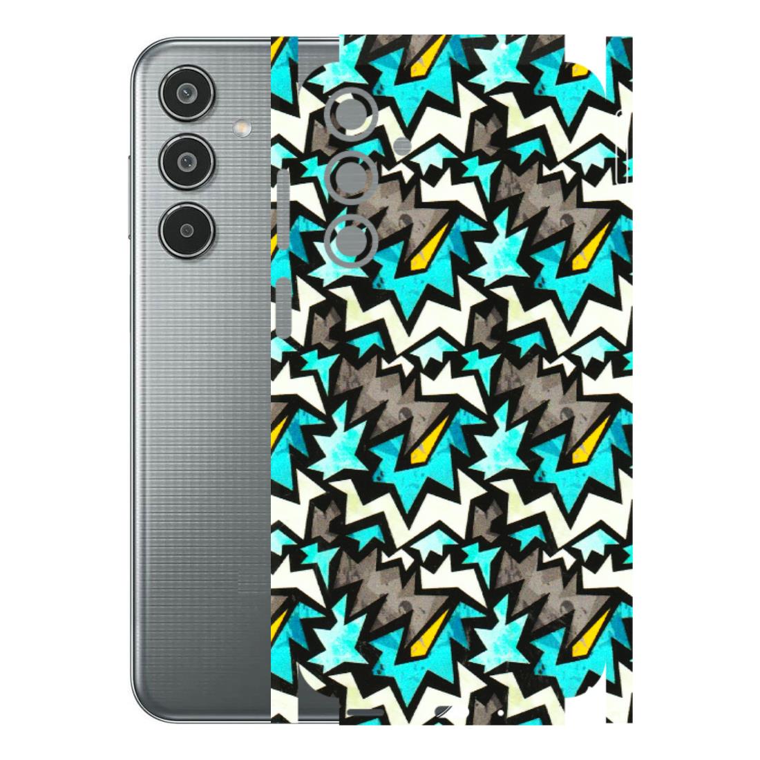 Samsung M/F/Note/Flip and C Phone Skins (All Models) - Funky Zig Zag - 3D Embossed Finish (L-223) Samsung Galaxy M35 (5G)