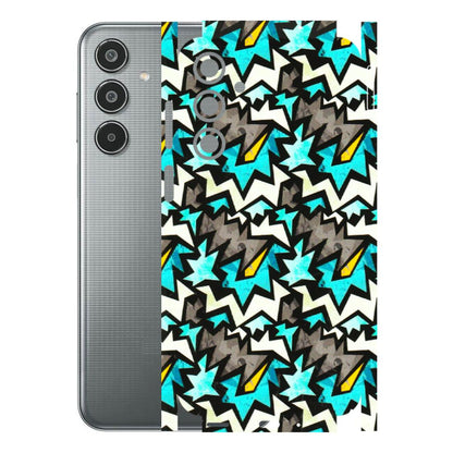 Samsung M/F/Note/Flip and C Phone Skins (All Models) - Funky Zig Zag - 3D Embossed Finish (L-223) Samsung Galaxy M35 (5G)