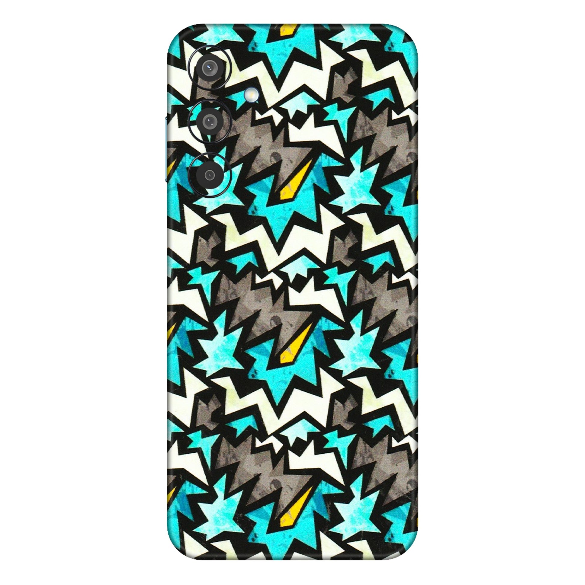 Samsung M/F/Note/Flip and C Phone Skins (All Models) - Funky Zig Zag - 3D Embossed Finish (L-223) Samsung Galaxy M35 (5G)