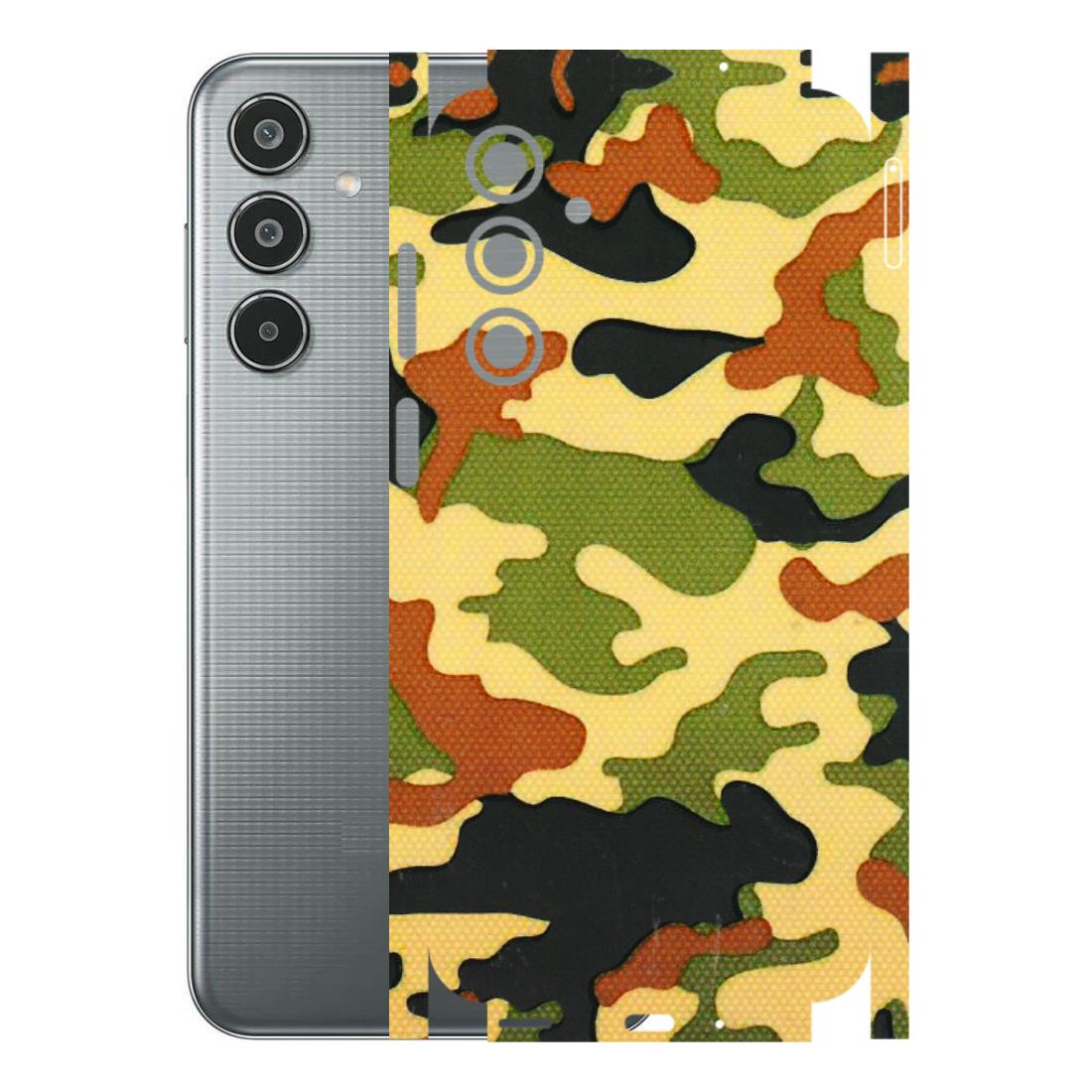 Samsung M/F/Note/Flip and C Phone Skins (All Models) - Indian Military - 3D Embossed Finish (L-234) Samsung Galaxy M35 (5G)