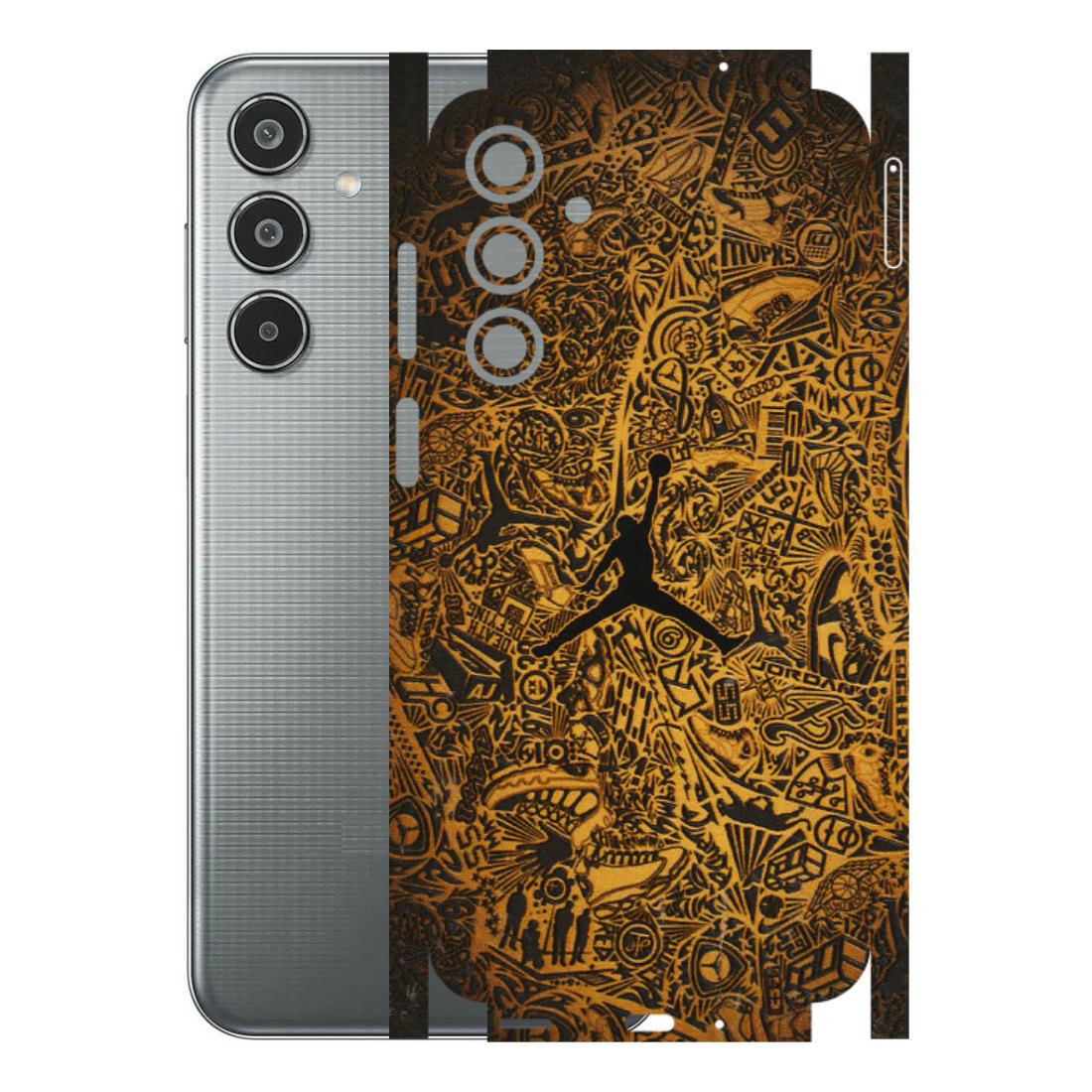 Samsung M/F/Note/Flip and C Phone Skins (All Models) - Premium Gold Basketball Player - 3D Embossed Finish (L-236) Samsung Galaxy M35 (5G)