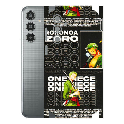 Samsung M/F/Note/Flip and C Phone Skins (All Models) - One Piece Zoro - 3D Embossed Finish (L-250) Samsung Galaxy M35 (5G)