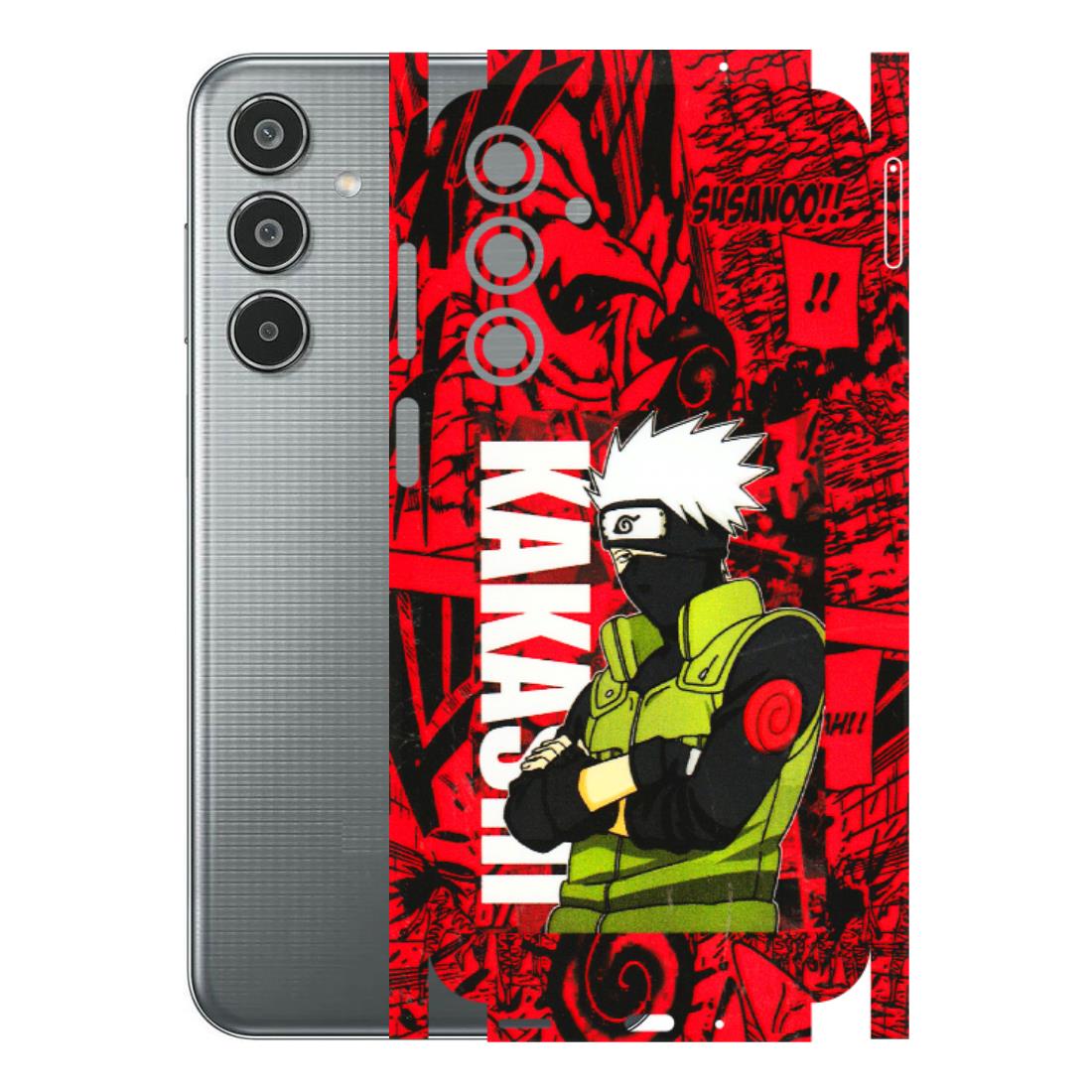 Samsung M/F/Note/Flip and C Phone Skins (All Models) - Kakashi Red Anime - 3D Embossed Finish (L-251) Samsung Galaxy M35 (5G)