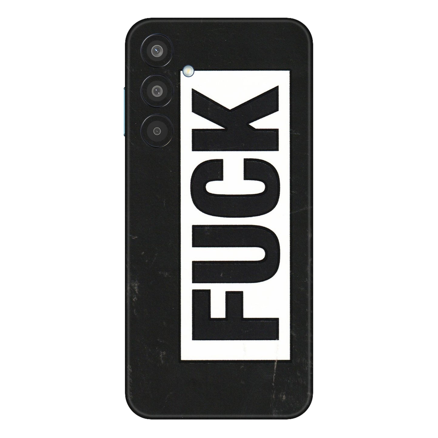 Samsung M/F/Note/Flip and C Phone Skins (All Models) - The F Word - 3D Embossed Finish (L-255) Samsung Galaxy M35 (5G)