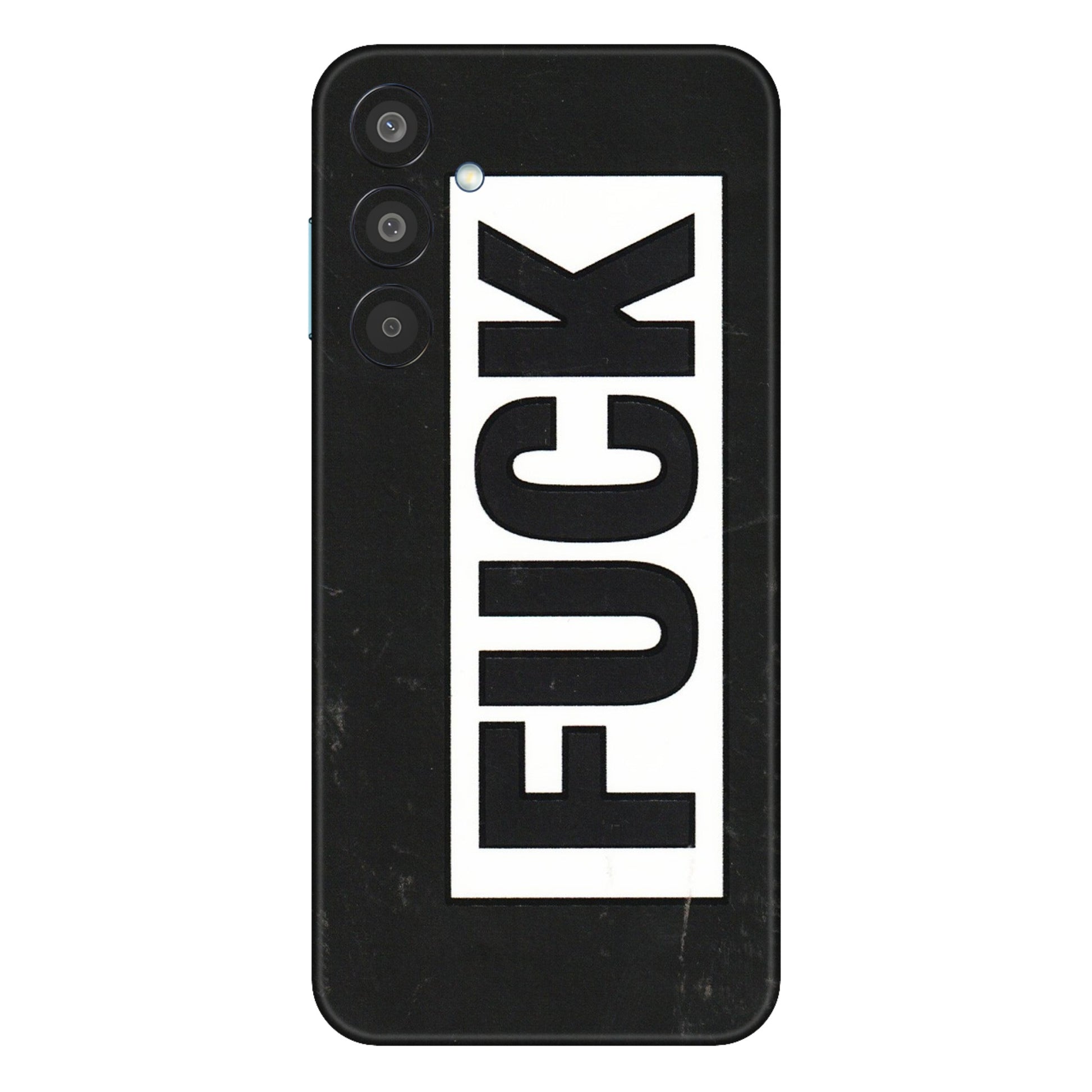 Samsung M/F/Note/Flip and C Phone Skins (All Models) - The F Word - 3D Embossed Finish (L-255) Samsung Galaxy M35 (5G)