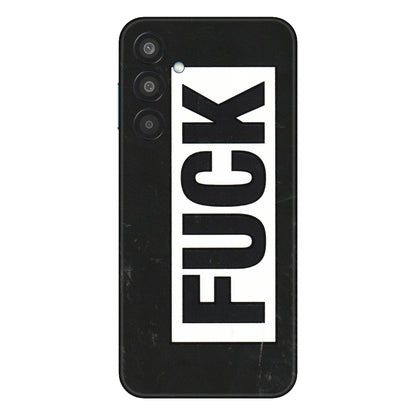 Samsung M/F/Note/Flip and C Phone Skins (All Models) - The F Word - 3D Embossed Finish (L-255) Samsung Galaxy M35 (5G)