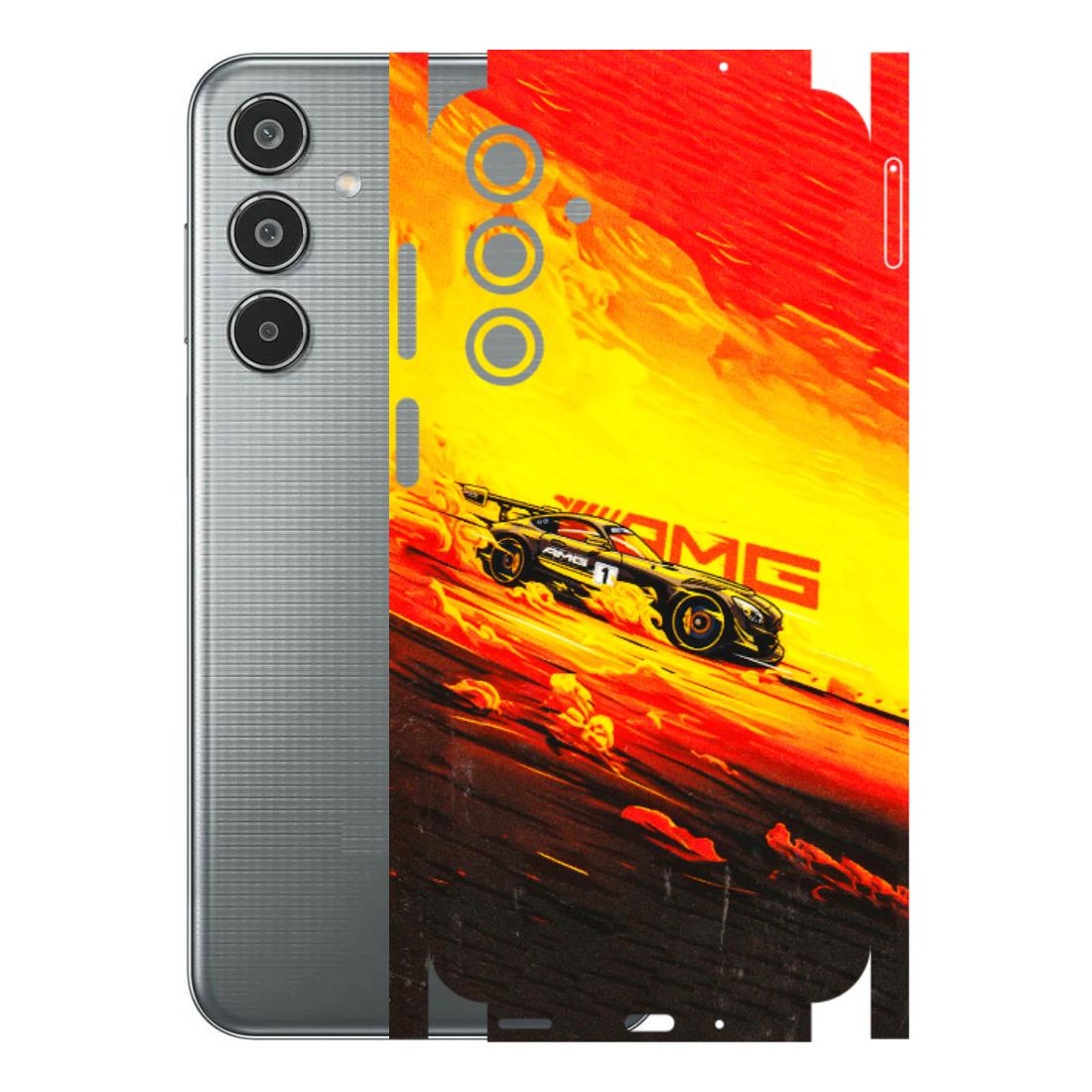 Samsung M/F/Note/Flip and C Phone Skins (All Models) - AMG Car Speed Cover - 3D Embossed Finish (L-256) Samsung Galaxy M35 (5G)