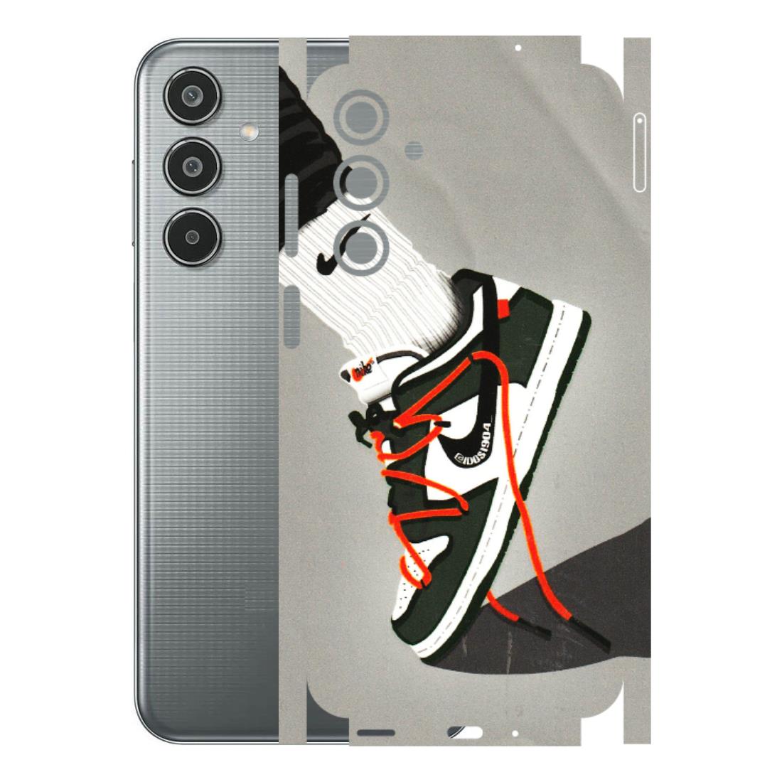 Samsung M/F/Note/Flip and C Phone Skins (All Models) - New Grey Sneaker - 3D Embossed Finish (L-261) Samsung Galaxy M35 (5G)