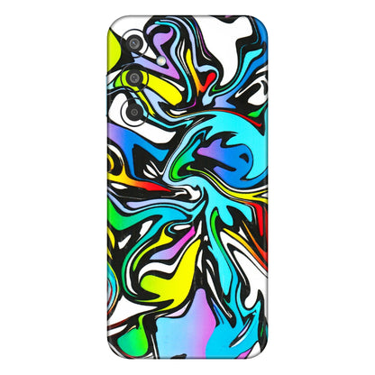 Samsung M/F/Note/Flip and C Phone Skins (All Models) - Abstract Colour Paints - 3D Embossed Finish (L-271) Samsung Galaxy M35 (5G)