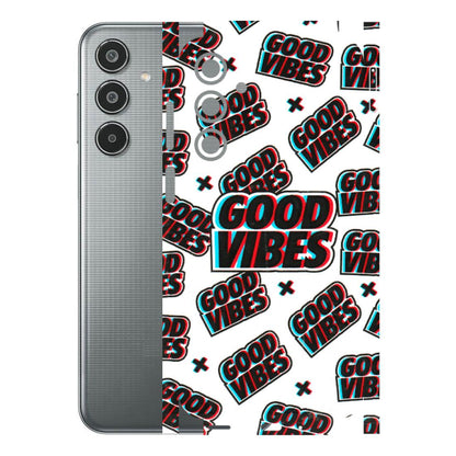 Samsung M/F/Note/Flip and C Phone Skins (All Models) - Good Vibes - 3D Embossed Finish (L-282) Samsung Galaxy M35 (5G)