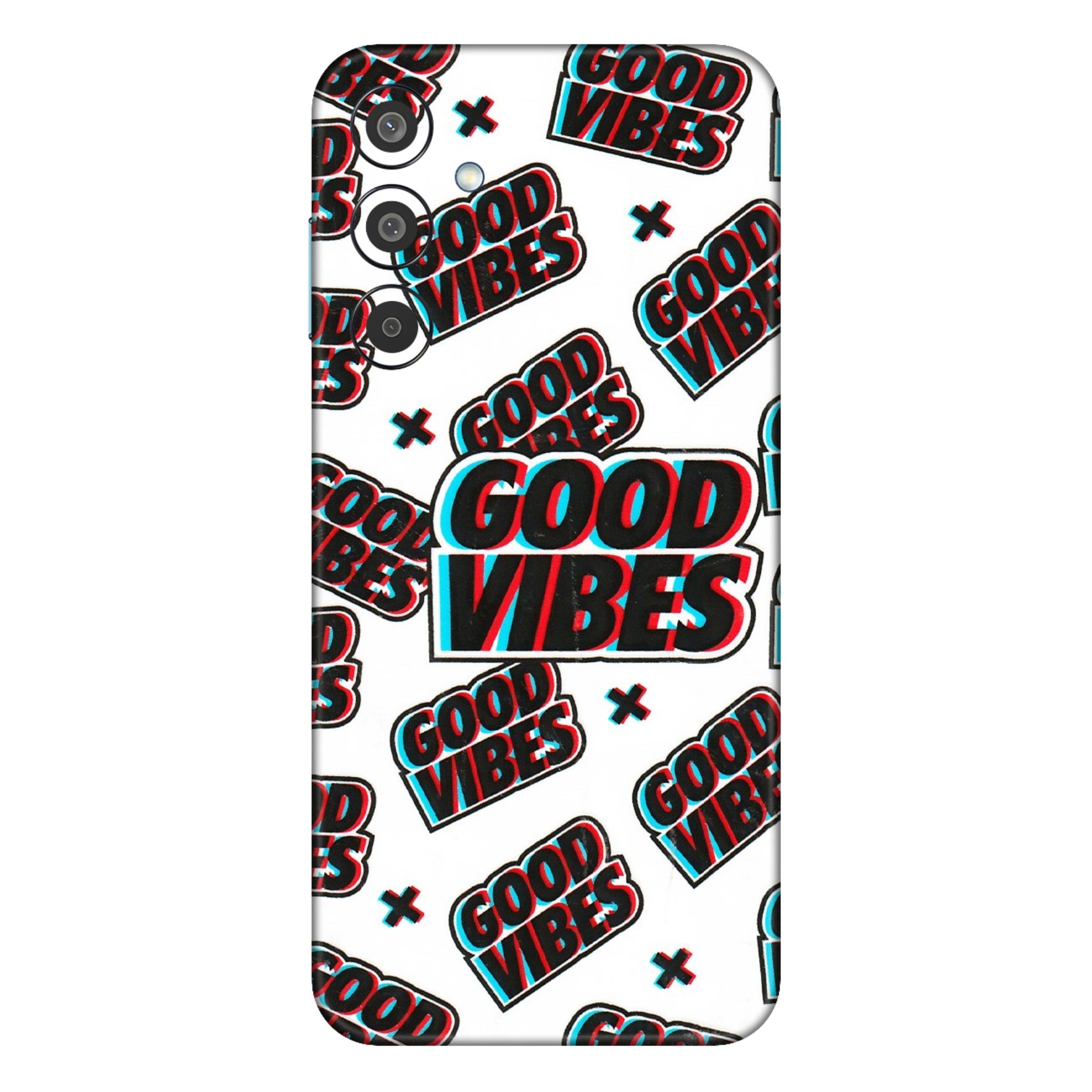 Samsung M/F/Note/Flip and C Phone Skins (All Models) - Good Vibes - 3D Embossed Finish (L-282) Samsung Galaxy M35 (5G)